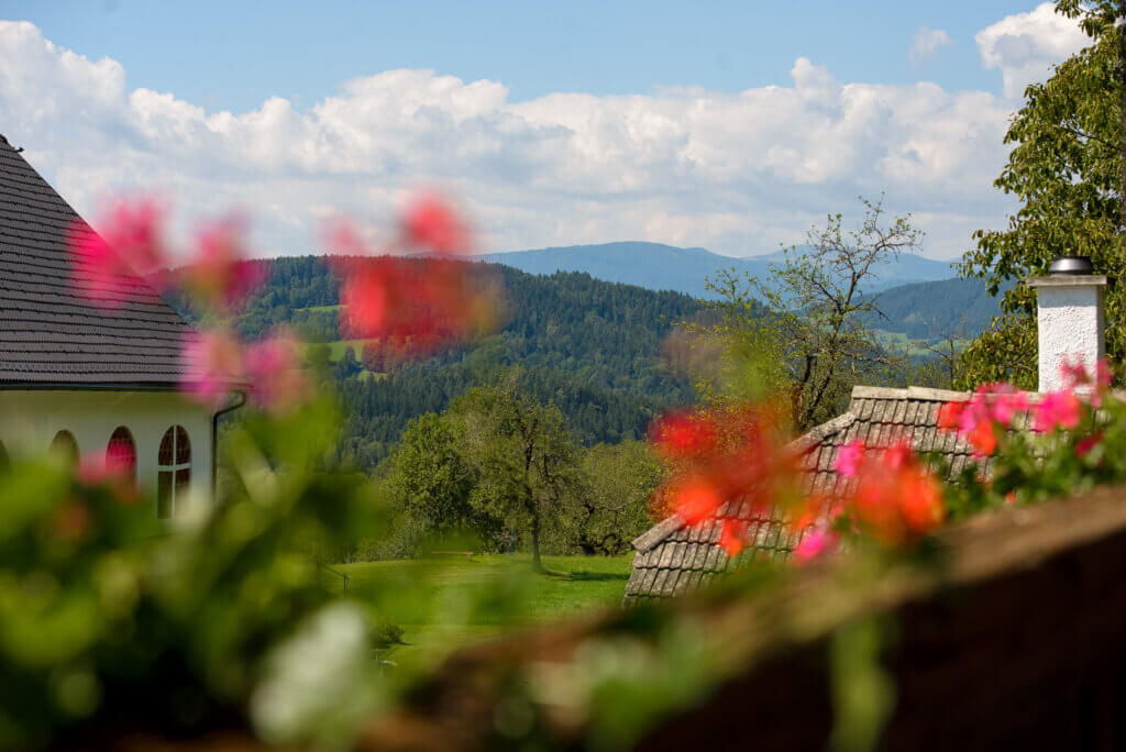 Esküvői fotózás Ausztriában - Helyszín, a Lilli's Feststadl - kilátás a készülődés helyszínéről.