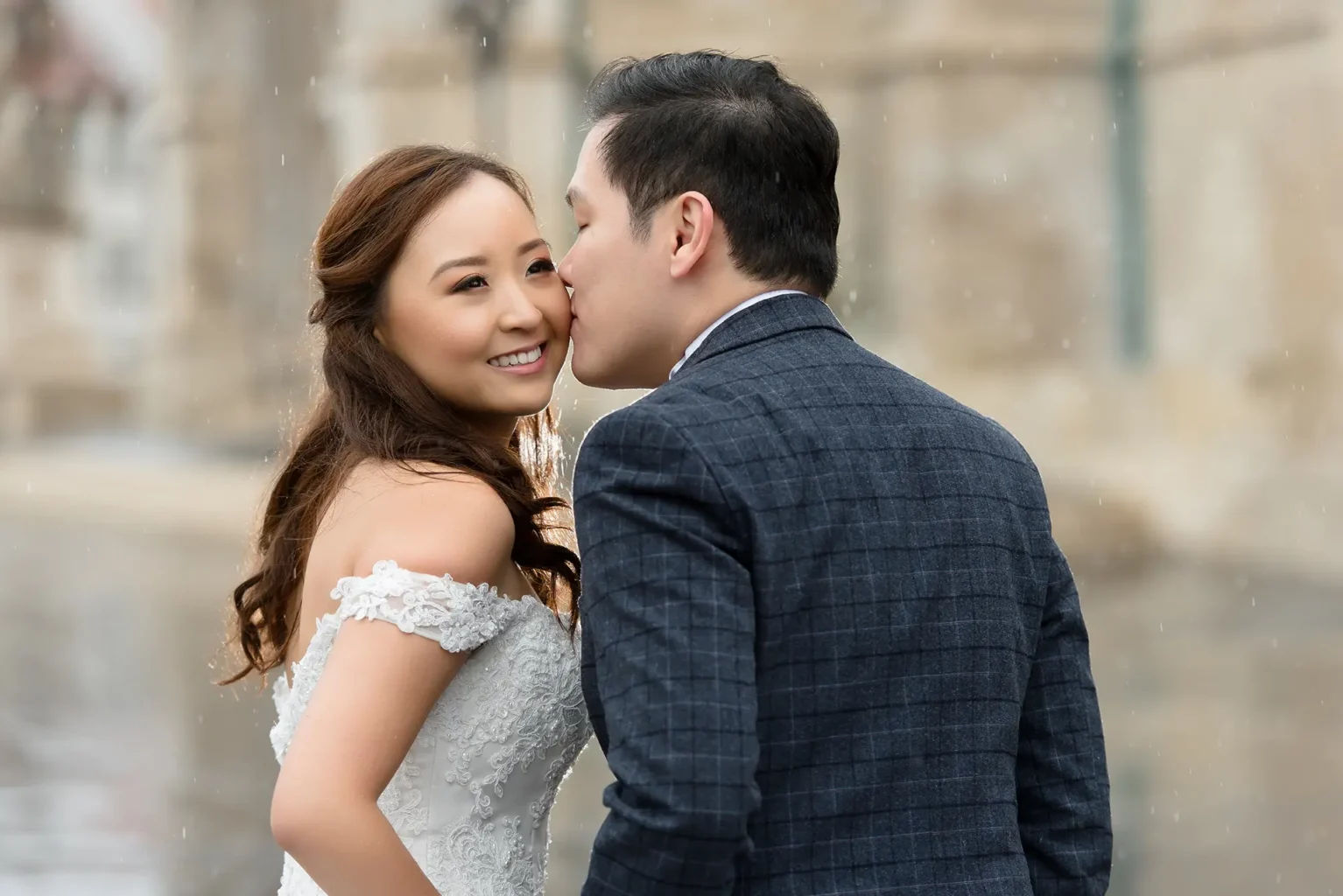 esős Kreatív fotózás Halászbástya (Budapest) - After Wedding Fotoshooting