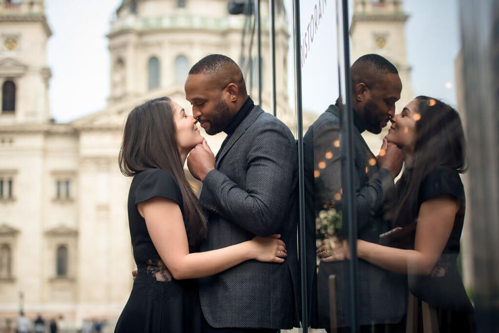 couple photoshoot in Budapest
