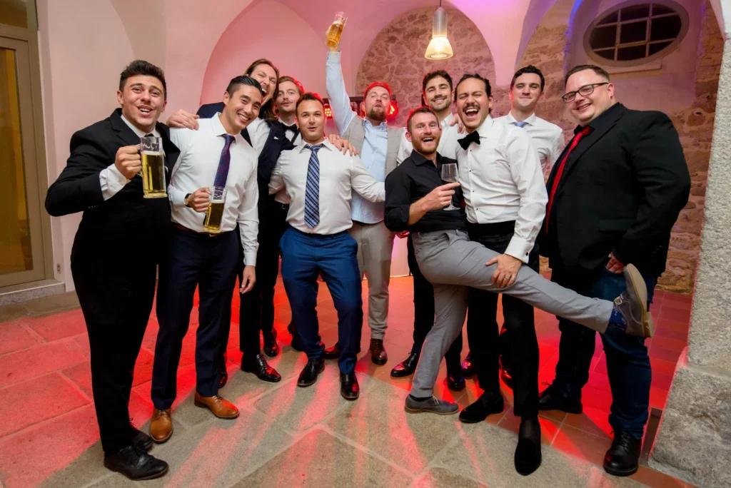 Wedding Photography Germany - Best men Group Picture - Csoportkép