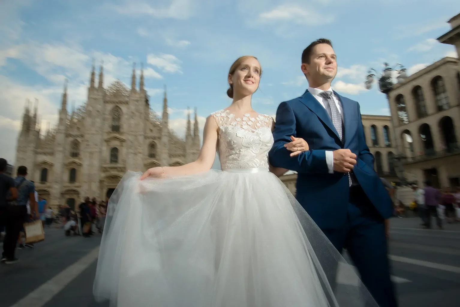 Esküvői fotózás Olaszország - Milánó - Wedding photo in Milan