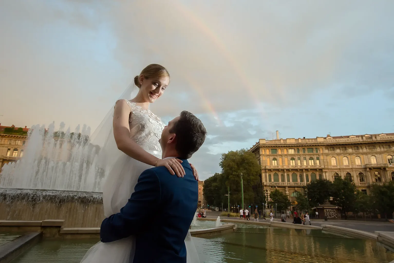 Esküvői fotózás Olaszország - Milánó - Wedding photo in Milan