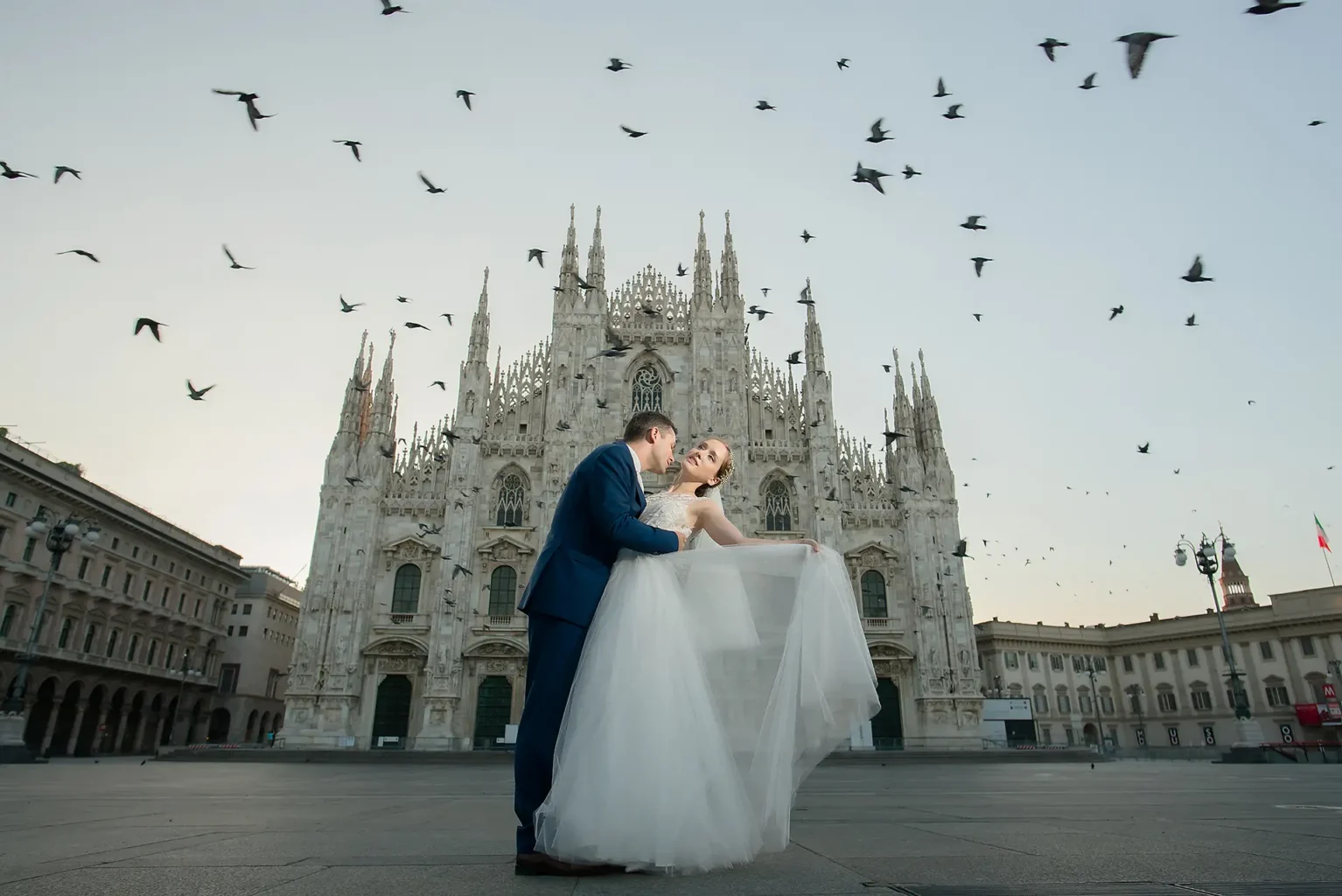 Esküvői fotózás Olaszország - Milánó - Wedding photo in Milan