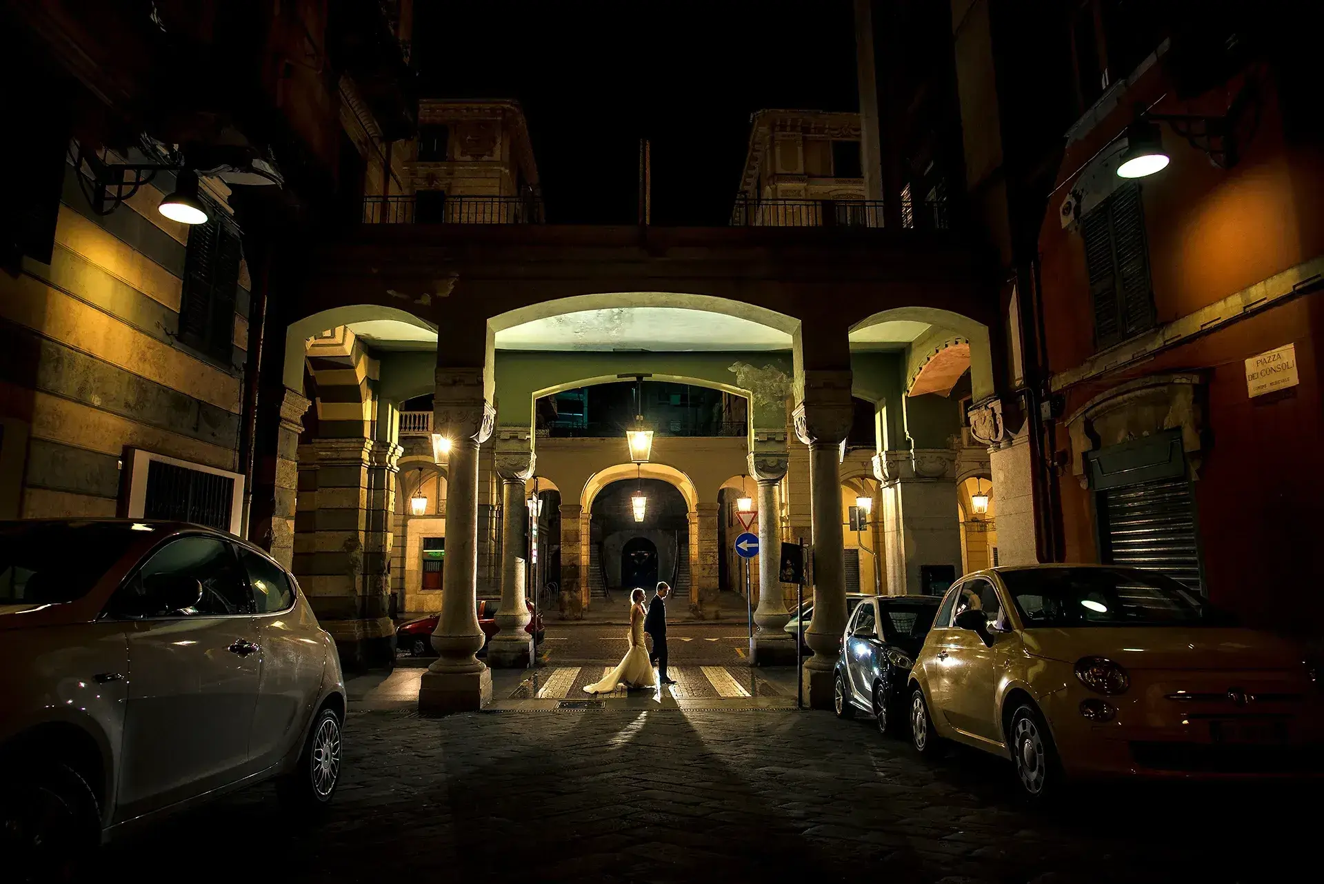 Olasz esküvő - Esti kreatív fotózás (Savona)