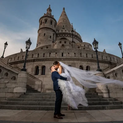Kreatív fotózás Budapest (Halászbástya) - Pre-Wedding Photoshoot in Budapest