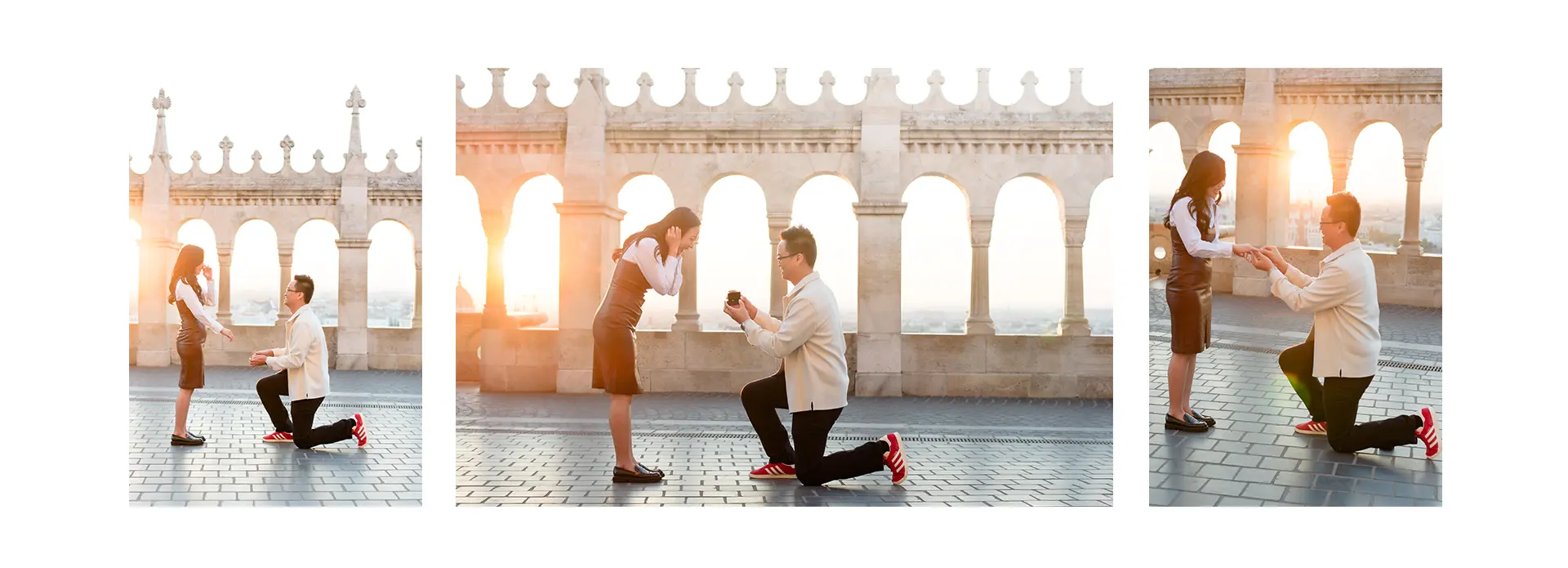 Proposal in Budapest (Fisherman's Bastion