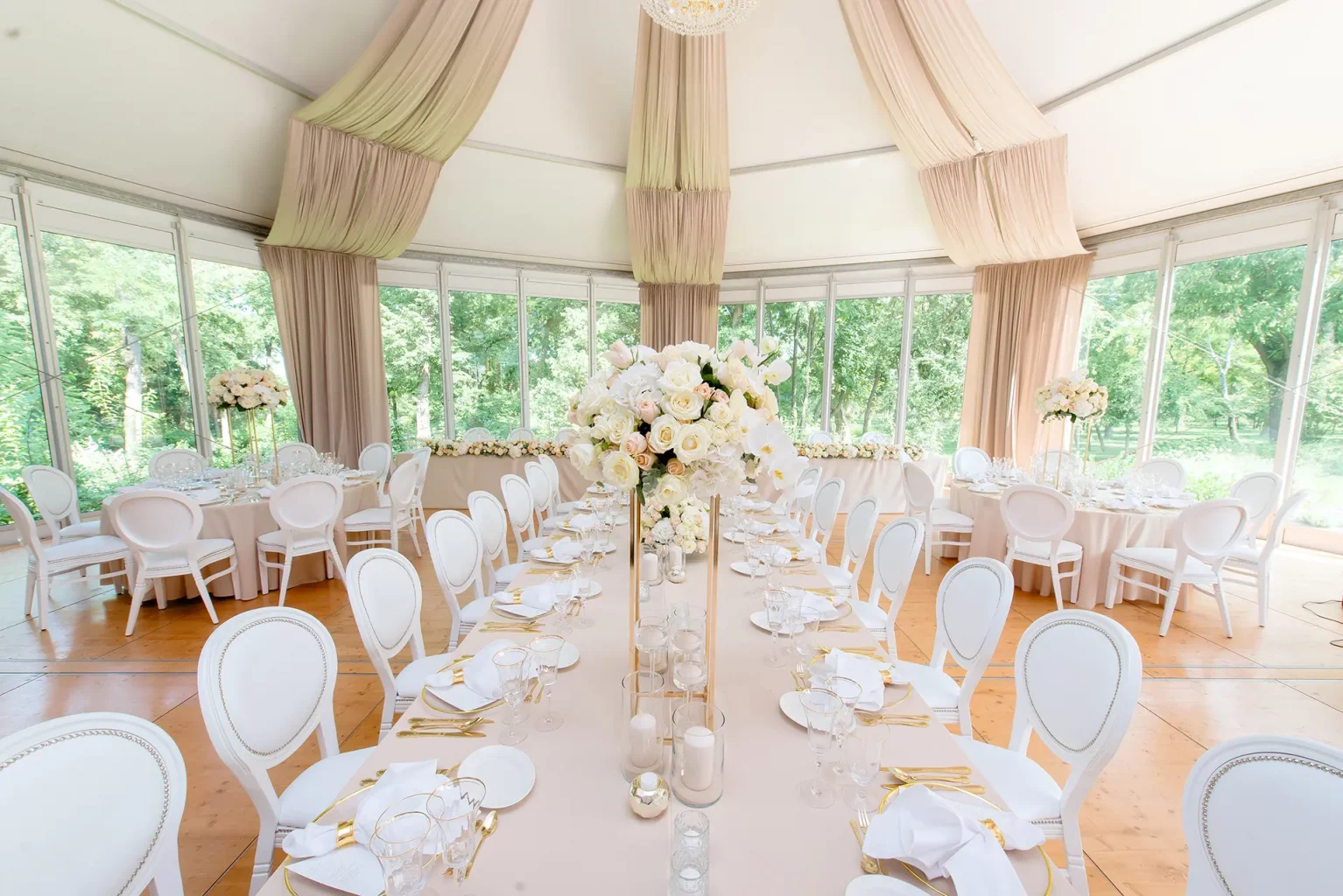 Botaniq Kastély esküvő - Dekoráció